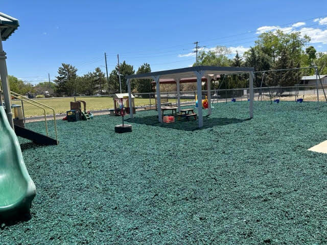 YMCA finished playground at 2023 Prescott Red Day